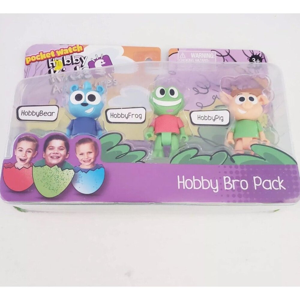 Hobby Kids Adventures Figures - Bear Frog Pig -Hobby BRO PACK
